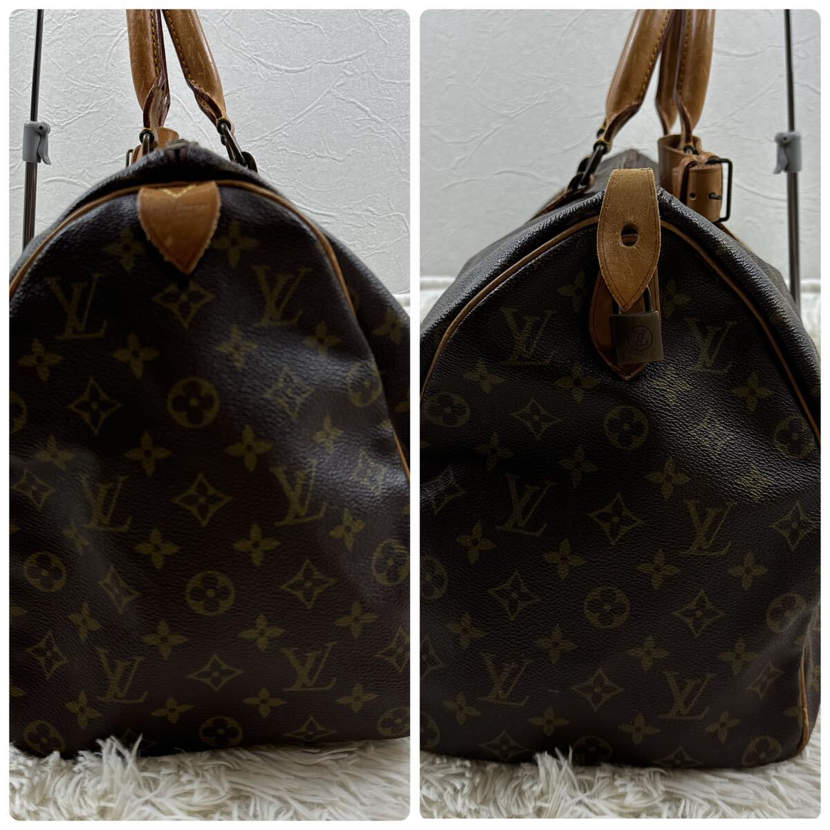 LOUIS VUITTON ルイヴィトン モノグラム M41428 SA キーポル45 ボストンバッグ_画像3