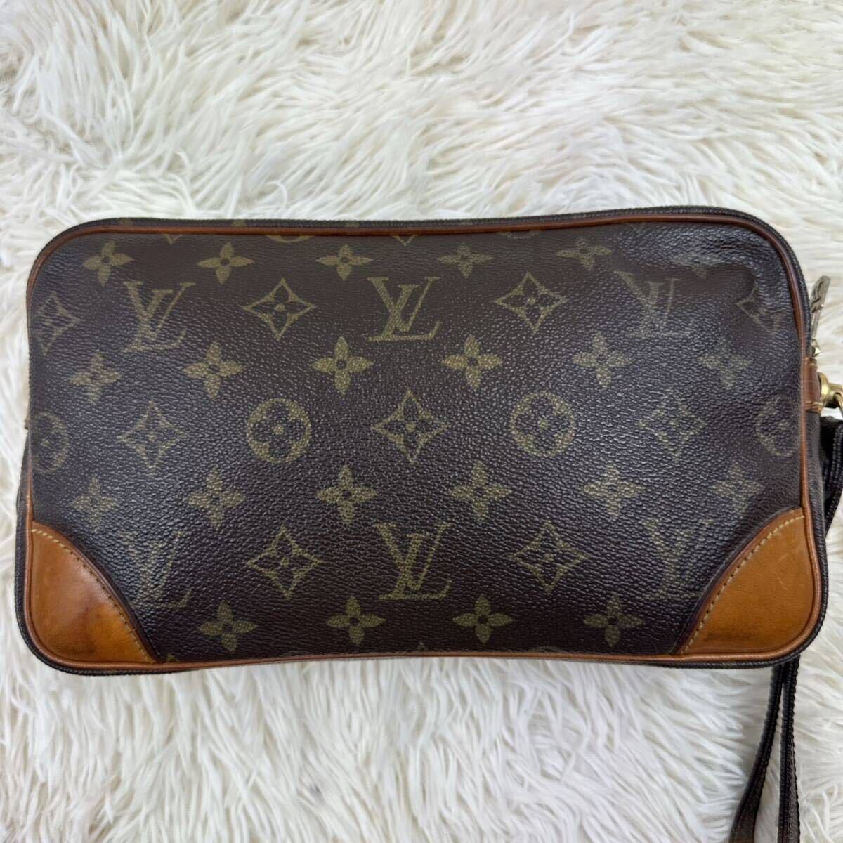 LOUIS VUITTON ルイヴィトン モノグラム マルリードラゴンヌ GM クラッチバッグ セカンドバッグ M51825 861_画像2