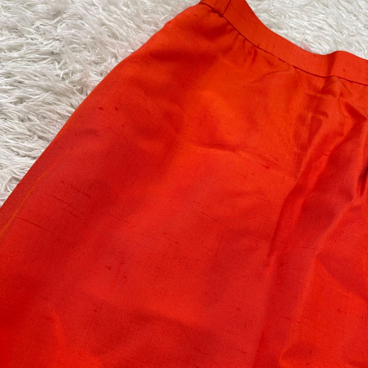 美品　クリスチャンディオール　Dior 膝丈スカート　シルク　絹　ラップスカート