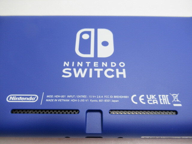 Nintendo Switch Lite 任天堂 スイッチ ライト 本体 ブルー ※2024年4月8日購入品 ポータブルゲーム機 動作確認済 USED_画像9