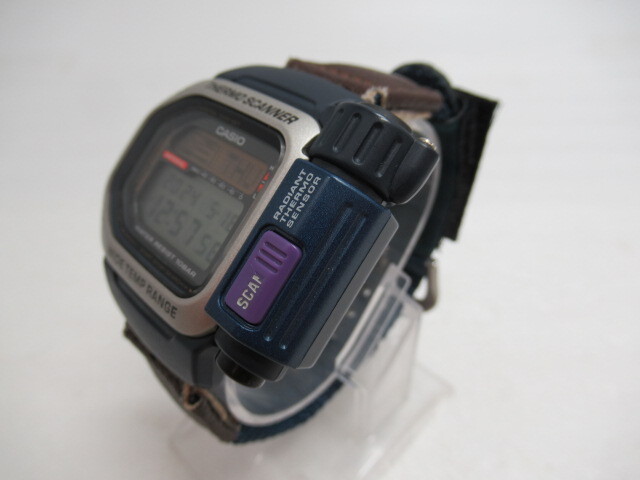 CASIO カシオ PRO TREK プロトレック 腕時計 DPX-300 非接触温度計測 デジタル メンズ 稼働品 USED_画像2