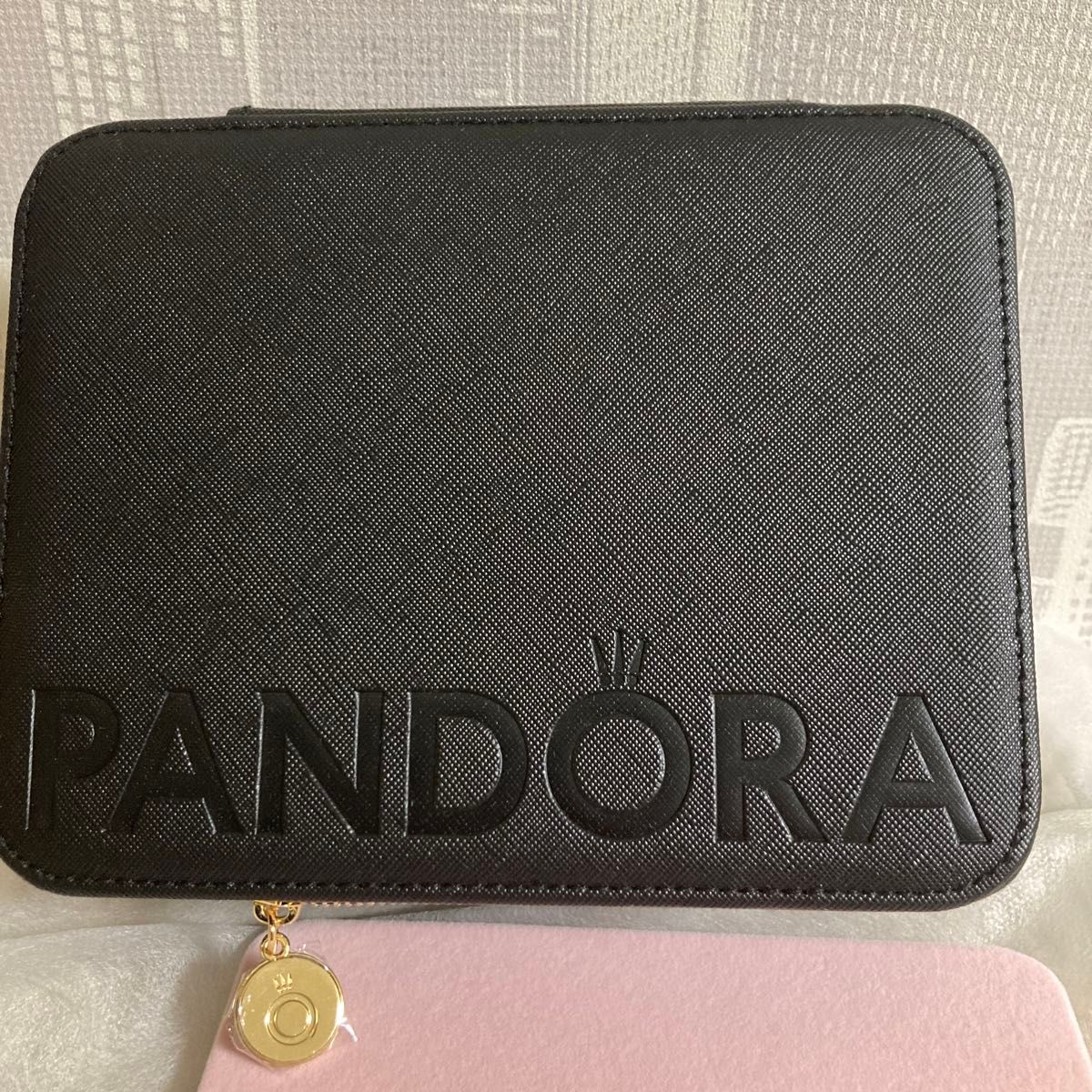 新品未使用】 PANDORA パンドラ Black-Pink Jewelry Box 新品未使用】 PANDORA パンドラ Black-Pink Jewelry Box