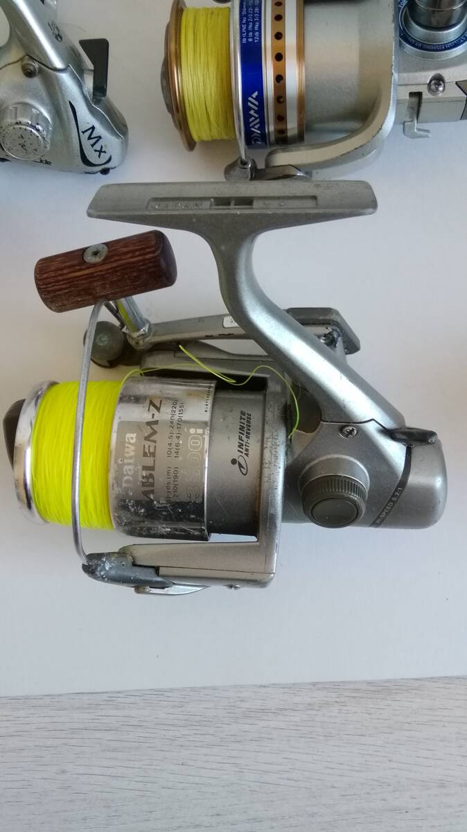 240514　リール　６点セット　okuma, Daiwa EMBLEM-Z3500, Daiwa EMBLEM-Z 1500c, ARGOSS 800, CREST 2508 訳ありジャンク品_画像3