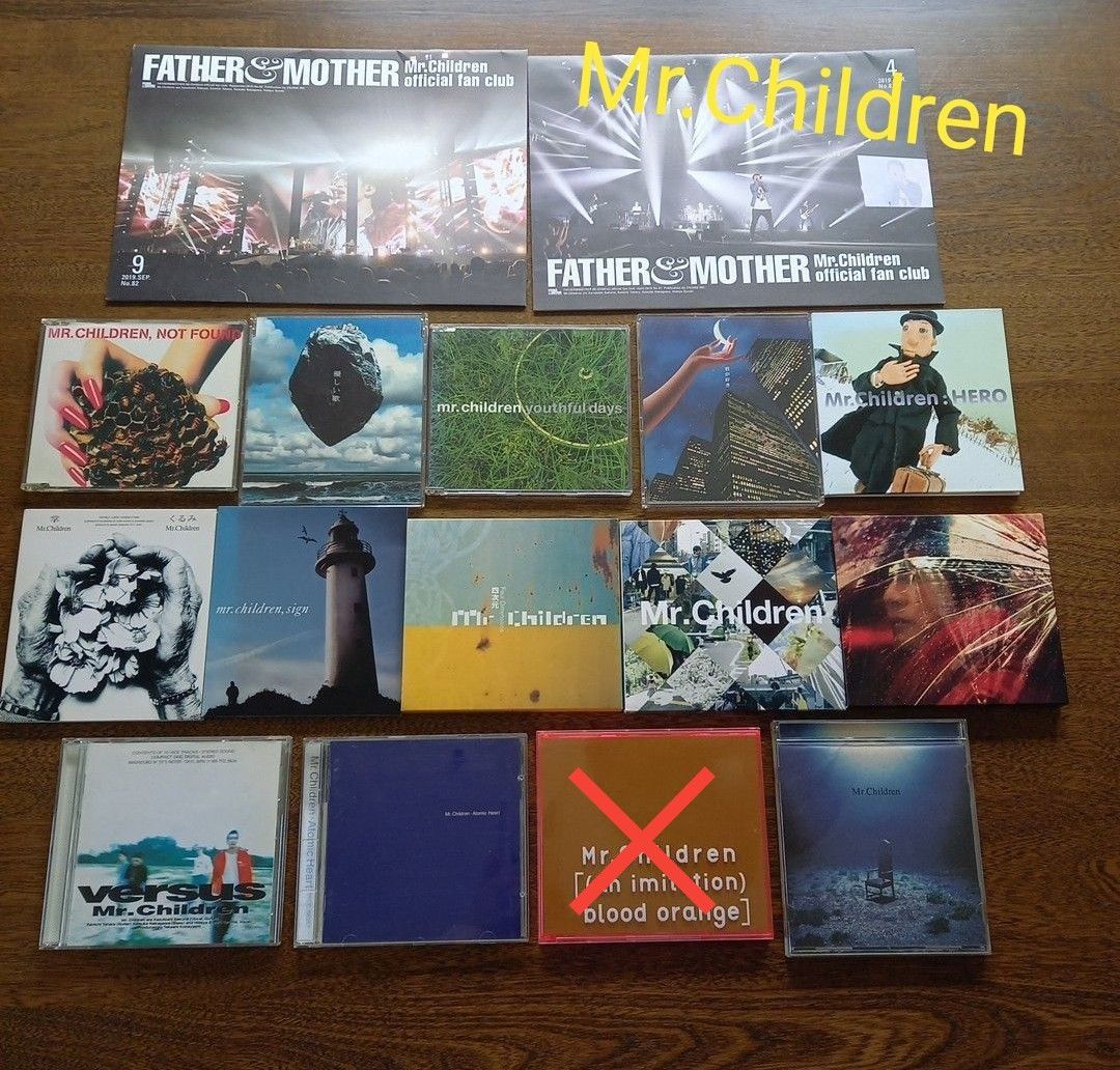 Mr Children　ミスチル　 CD　 シングル／アルバム　13枚　まとめ売り　ファンクラブ冊子　中古品