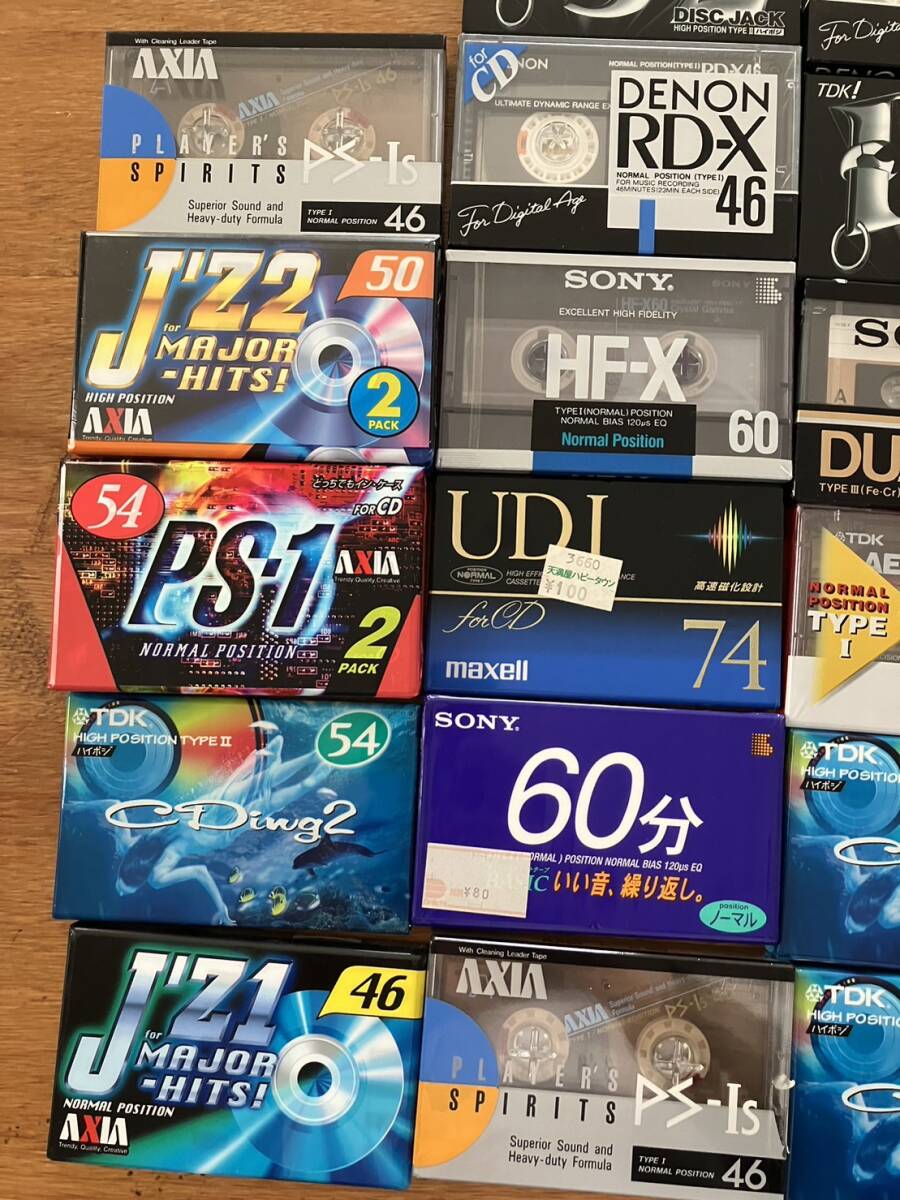 * unused storage goods * cassette tape summarize * SONY AXIA TDK SONY normal Hi Posi 60 90 54 50 other 