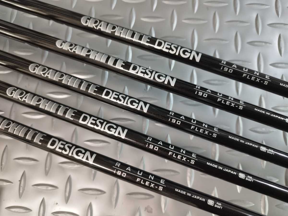 遠藤製作所 エポンNEW MODEL EPON AF-507アイアン 6～P 5本set GRAPHITEDESIGN RAUNEi90S装着 練習場使用のみの美品 20万円程度のお品です_画像5