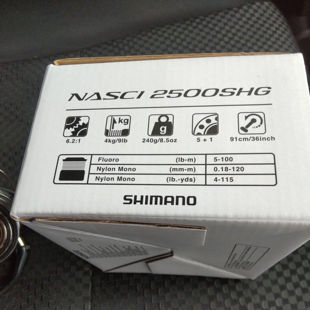 SHIMANO 21 NASCI 2500SHG シマノ 21 ナスキー 2500shg