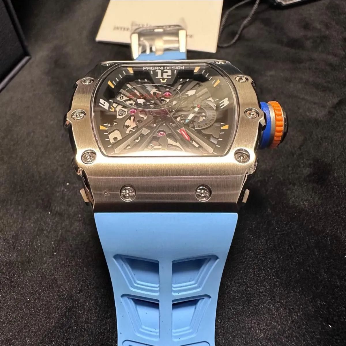 パガーニデザイン 腕時計 トノー型 リシャールミル オマージュ ウォッチ