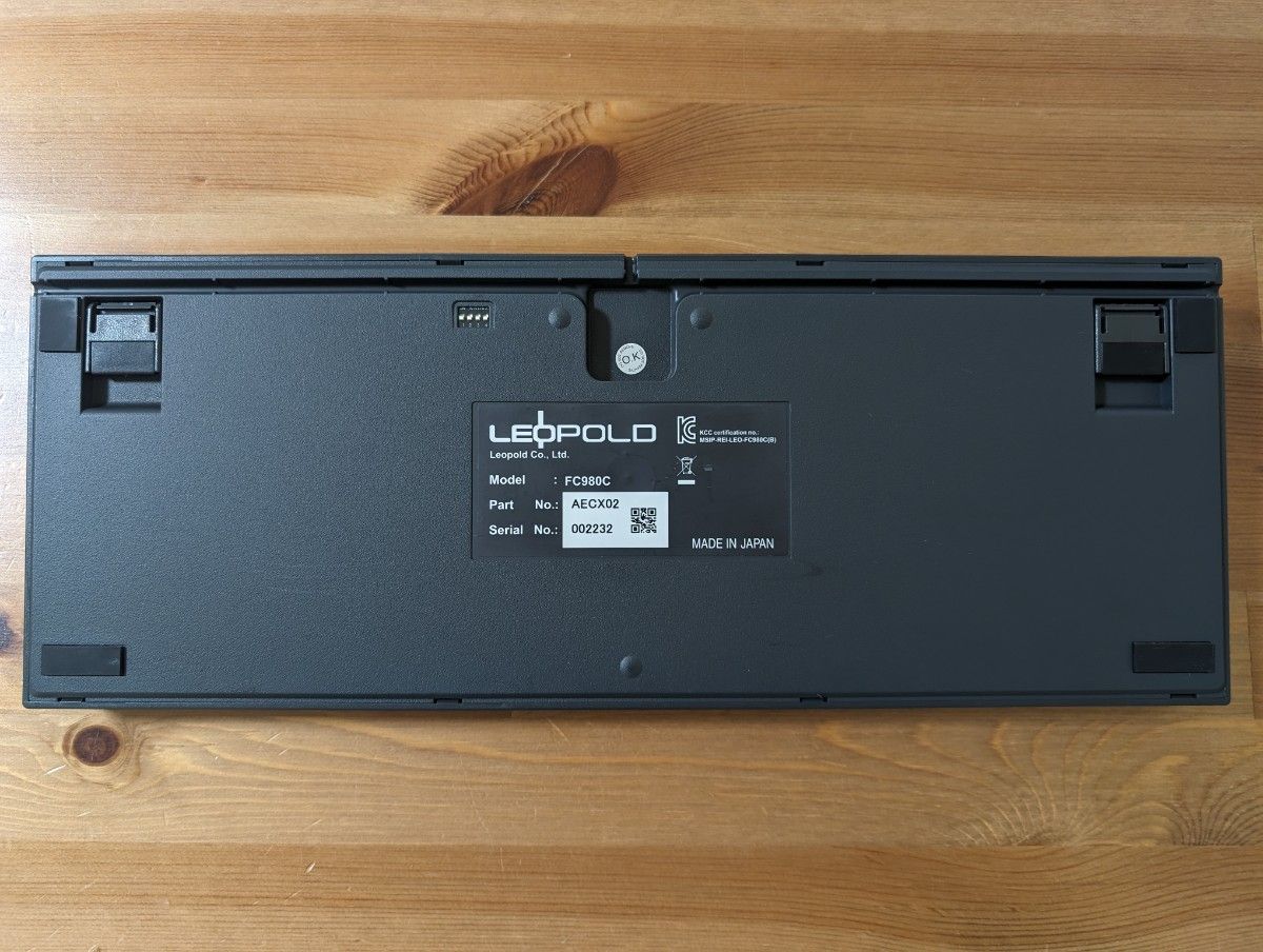 【希少】LEOPOLD FC980C/EBWP ブラック コンパクトフルキーボード 静電容量無接点方式 英語配列 ASCII