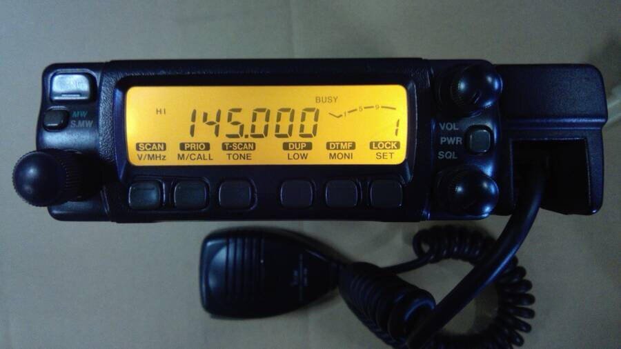 ICOM Icom IC-207 DUO BAND FM transceiver 4 class correspondence goods power cord / Mike attaching * operation goods 