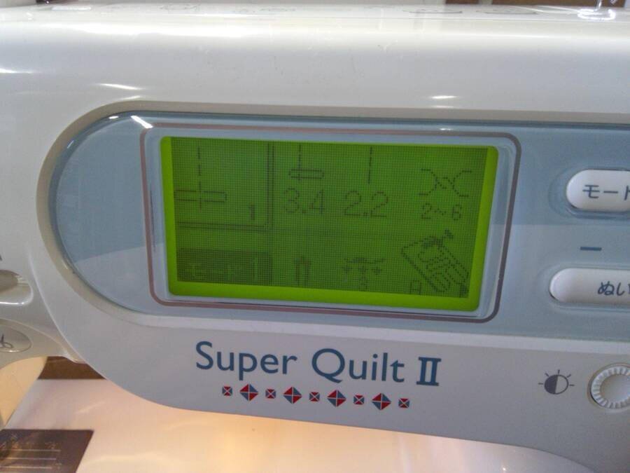 JANOME ジャノメ Super QuiltⅡ 846型 ミシン フットコントローラー付き＊簡易検査品_画像10