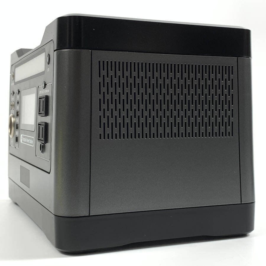 SGR-PPS500-1 Portable Power Station 500W ポータブル電源 ACアダプター/シガープラグアダプターx2/DC出力コードx2付き＊簡易検査品の画像3