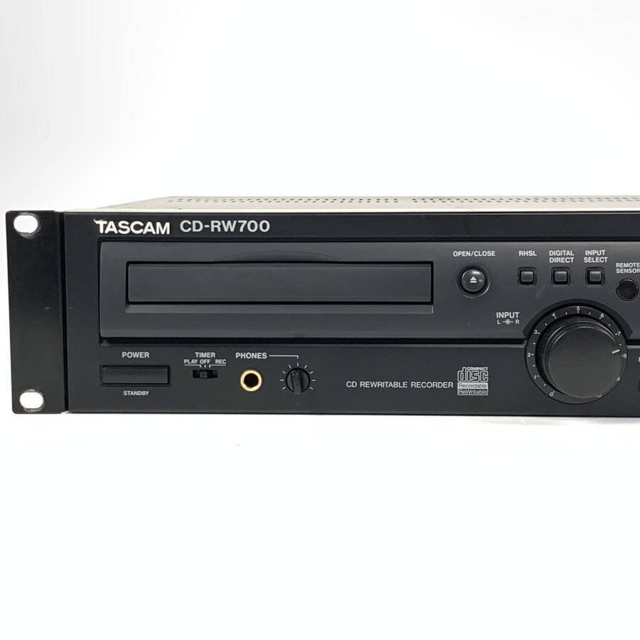TASCAM Tascam CD-RW700 business use CD recorder * simple inspection goods [TB]