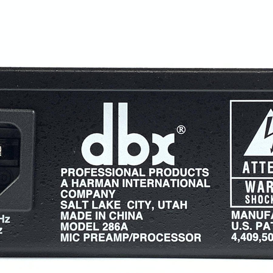 dbxti- Be X 286A микрофонный предусилитель * простой инспекция товар [TB]