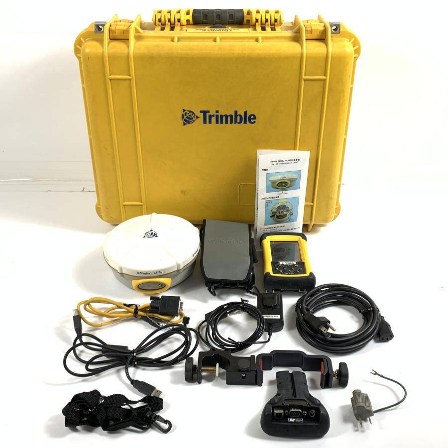 TRIMBLE トリンブル 5800 R8 GNSS受信機 電源コード/変換プラグ/ケーブル/取説/ケース/他付き＊動作未確認品の画像1