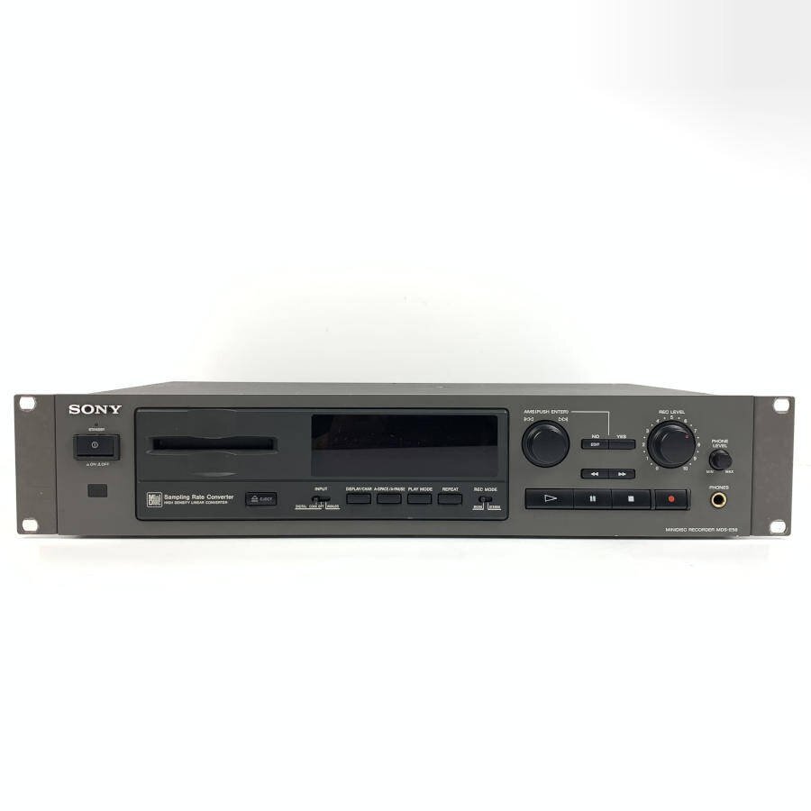 SONY Sony MDS-E58 business use MD deck player recorder * simple inspection goods [TB]