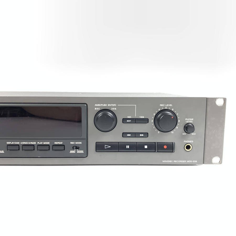 SONY Sony MDS-E58 business use MD deck player recorder * simple inspection goods [TB]