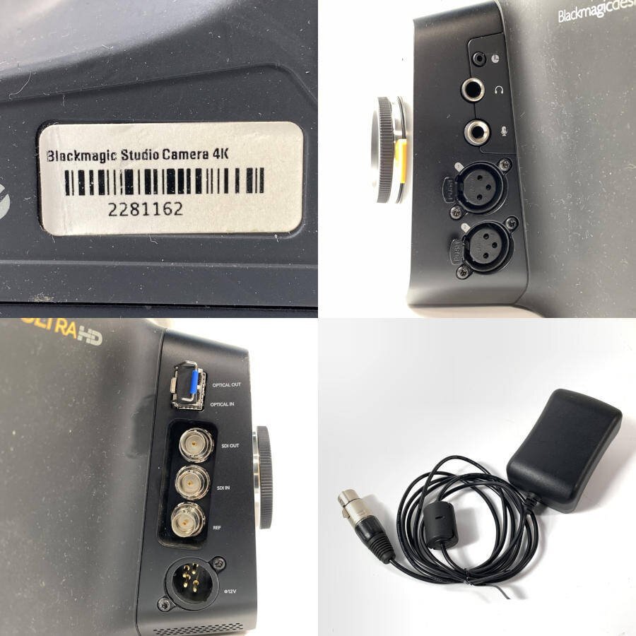 BlackmagicDesign Studio Camera 4K スタジオカメラ ACアダプタ（PSC30R-120V）付属●簡易検査品【TB】_画像9