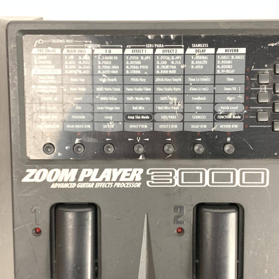 ZOOM ズーム PLAYER 3000 マルチエフェクター★簡易検査品_画像7