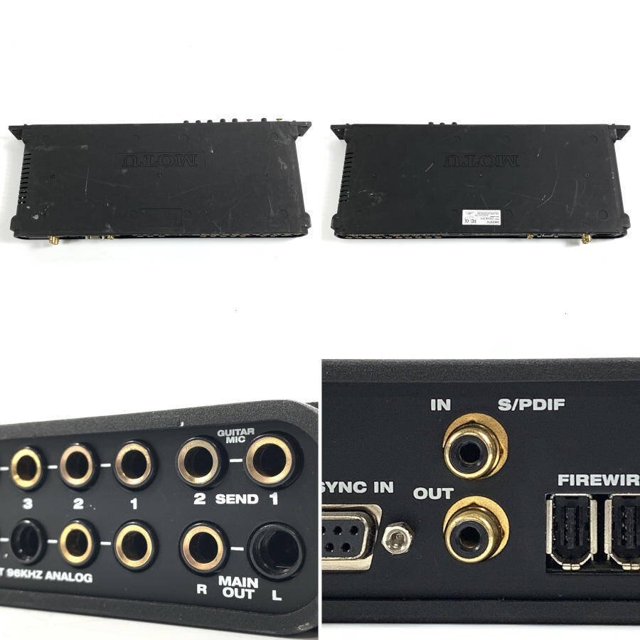 MOTU モツ 828MKⅡFW FireWire オーディオインターフェース FireWire★簡易検査品_画像9