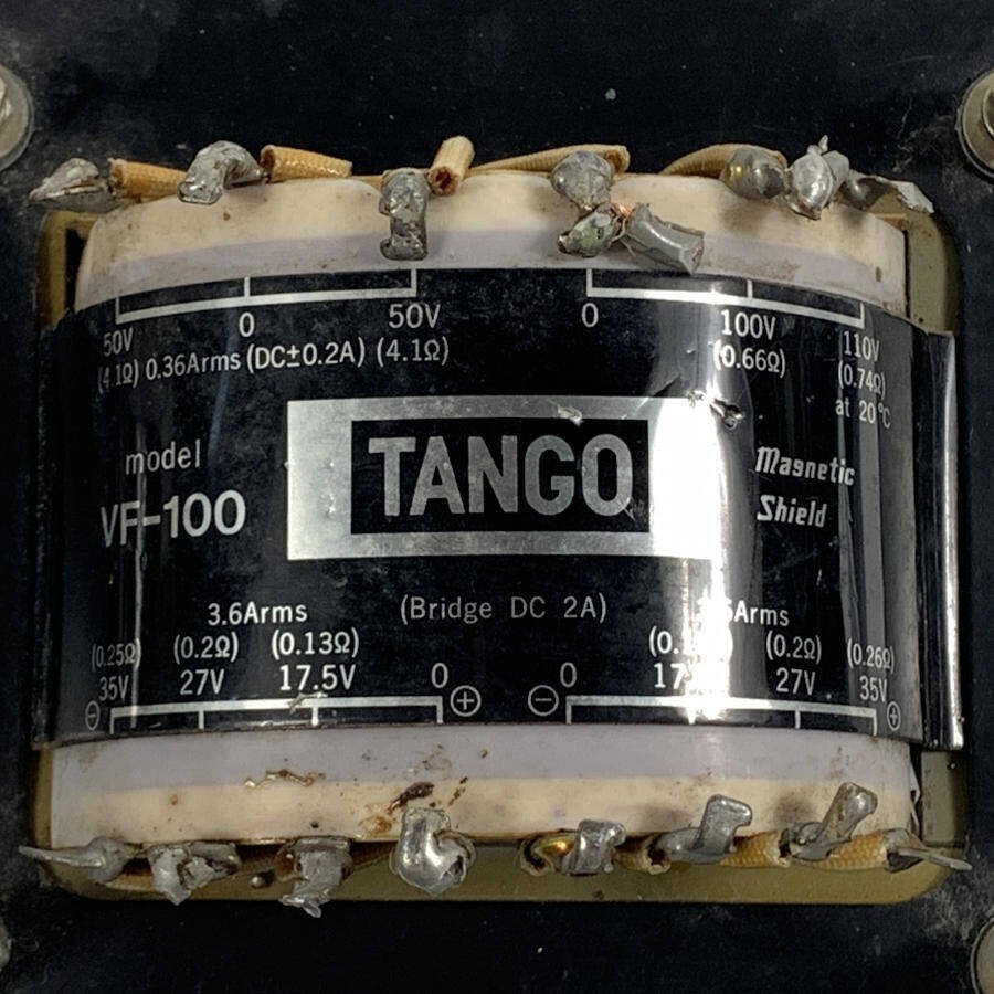 TANGO タンゴ A-65S/VF-100 電源トランス◆動作未確認品_画像8