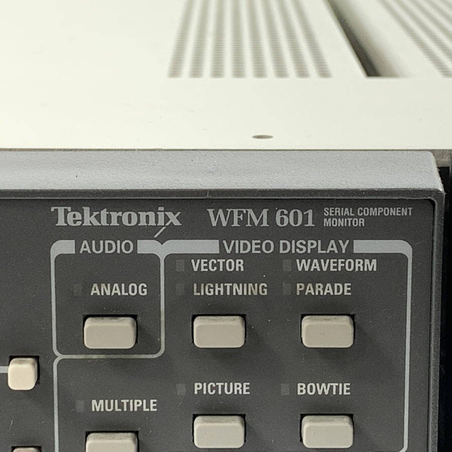 Tektronix WFM601 テクトロニクス シリアルコンポーネントモニター他 まとめ2点セット＊簡易検査品【TB】_画像8