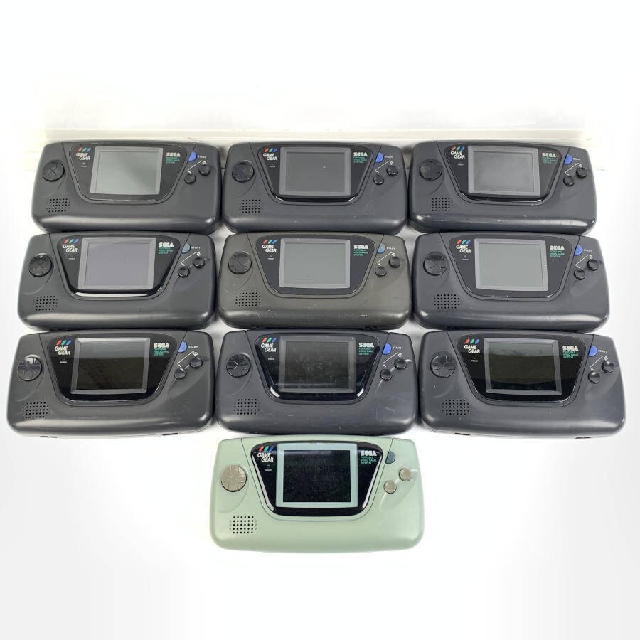 SEGA Sega Game Gear game machine body set sale 10 pcs. set with defect * junk [GH]