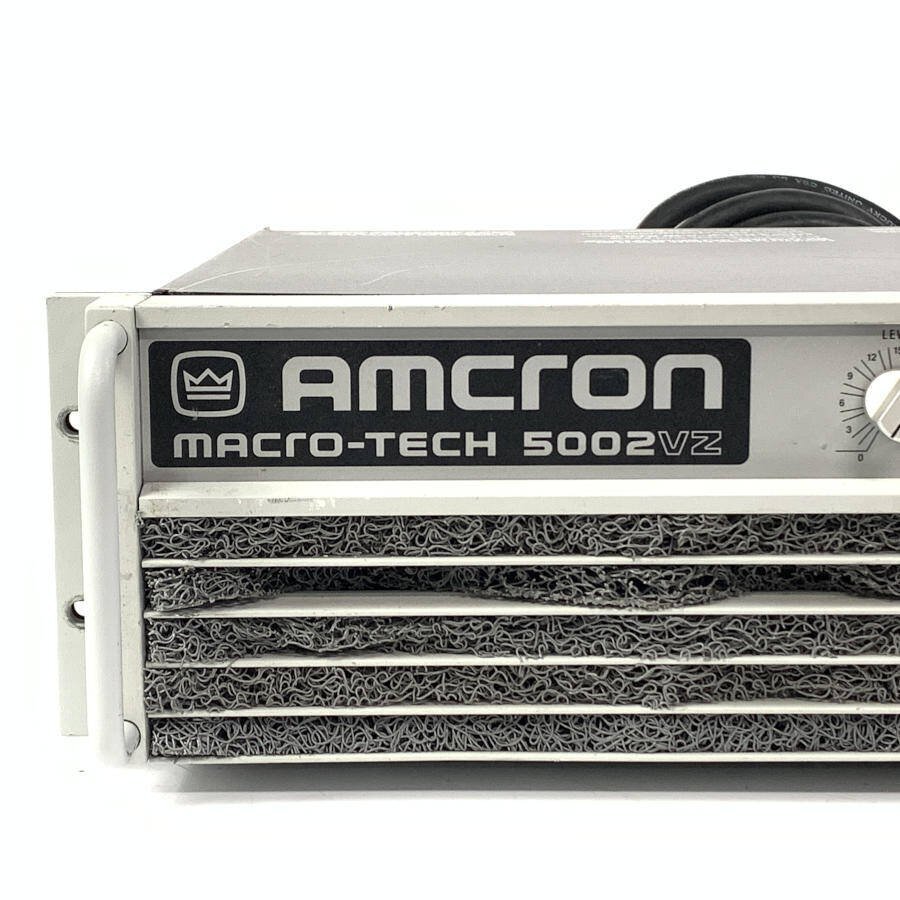 Amcron アムクロン Crown クラウン MACRO-TECH 5002VZ PAアンプ 1865W+1865W/4Ω ヒビノ株式会社正規輸入品★簡易検査品【TB】_画像2