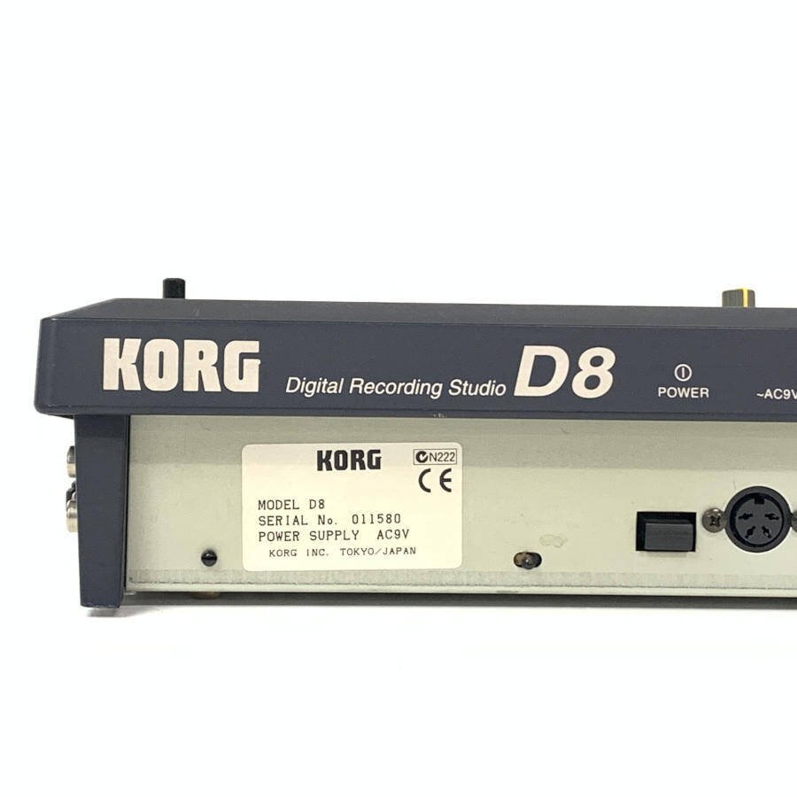KORG Korg D8 цифровой многоканальный магнитофон AC адаптор имеется * простой инспекция товар 