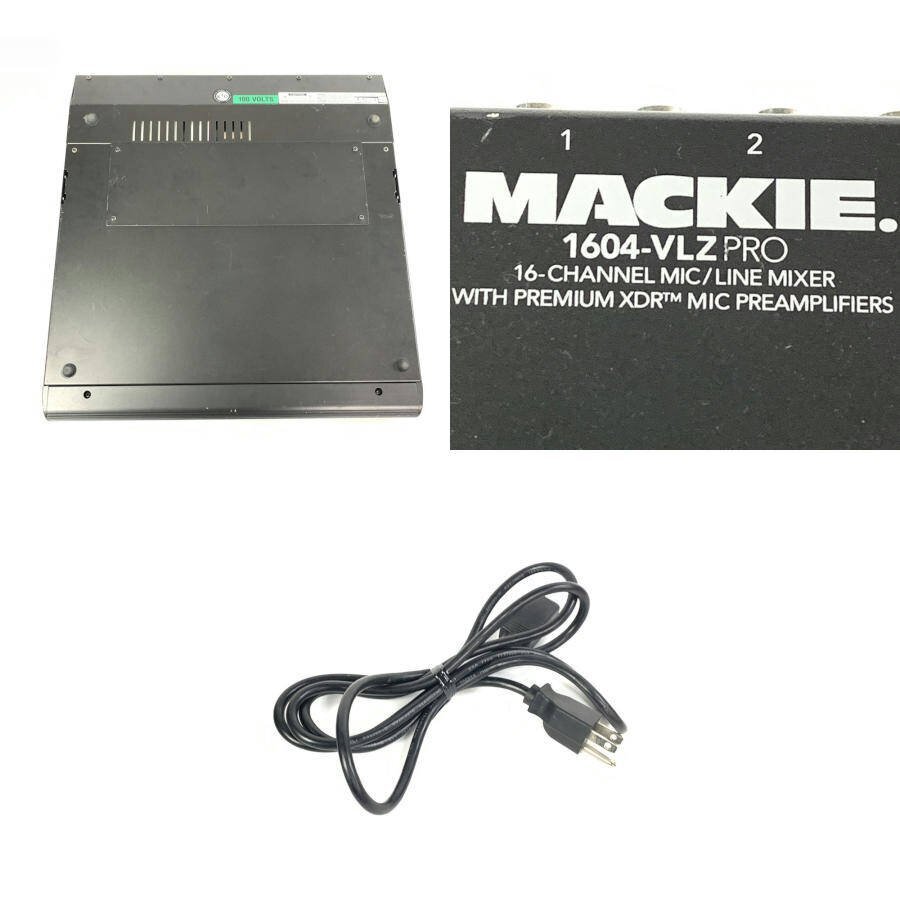 MACKIE マッキー 1604-VLZ PRO ミキサー 電源コード付き★簡易検査品【TB】_画像10