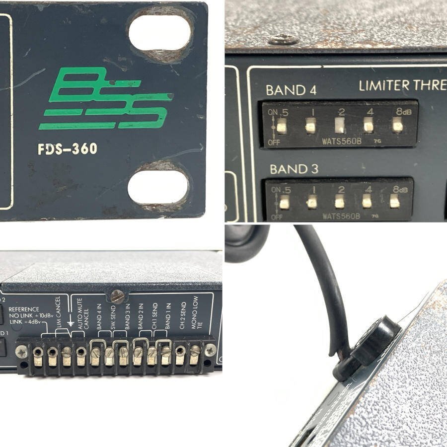 BSS FDS360fre ticket si-tibai DIN g& limiter system / channel divider [PA equipment ]* simple inspection goods [TB]