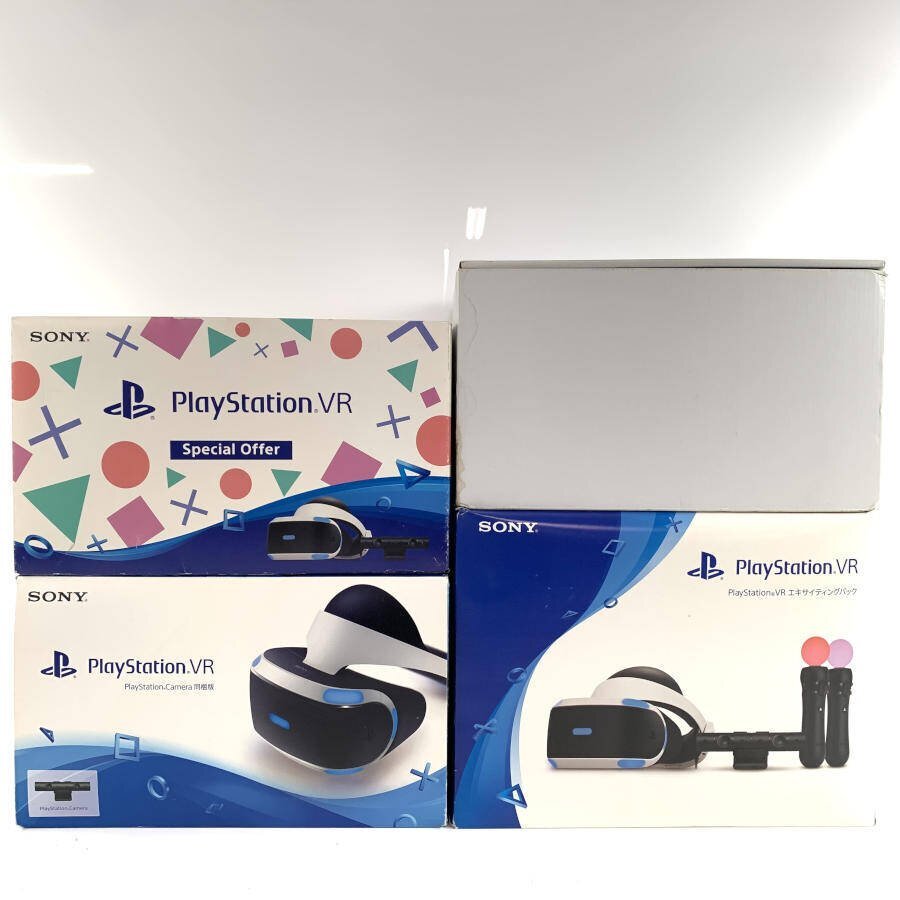 SONY ソニー PlayStation VR PSVR まとめ売り 4台セット＊動作未確認品【GH】_画像1