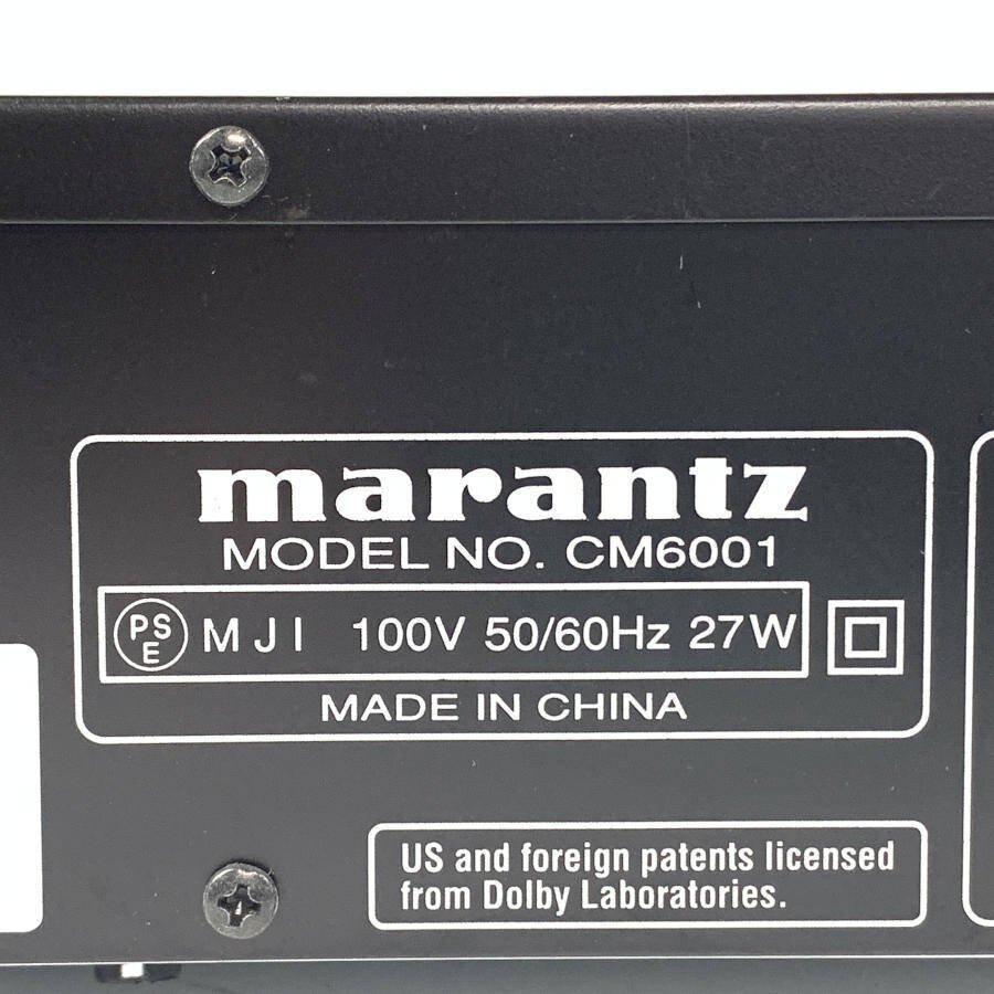 marantz マランツ CM6001 CDプレーヤー◆簡易検査品_画像8