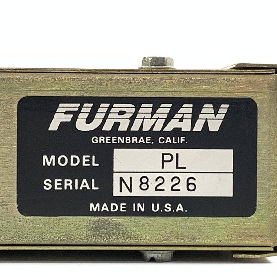FURMAN fur man PL-8 power conditioner * operation goods [TB]