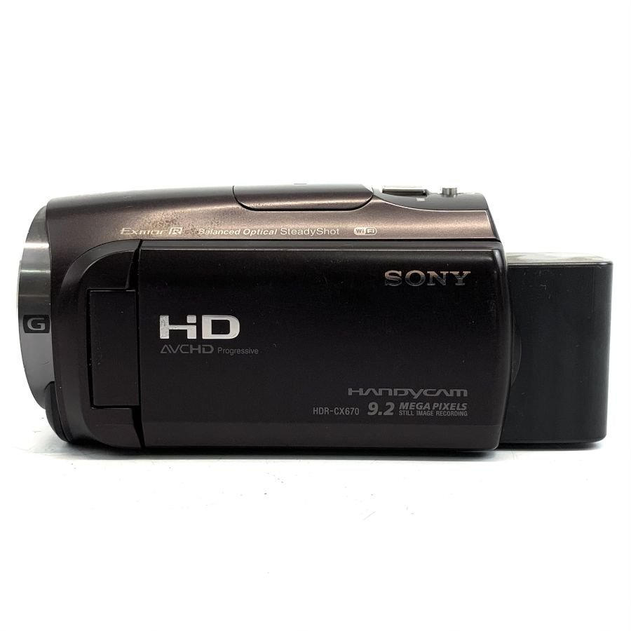 【動作品】SONY ソニー HDR-CX670 デジタルビデオカメラ 撮影OK ●動作品【福岡】_画像6