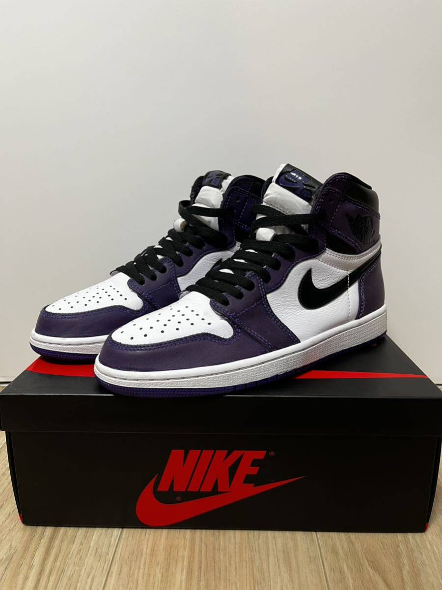 Nike Air Jordan 1 High Court Purple 27cm_画像2