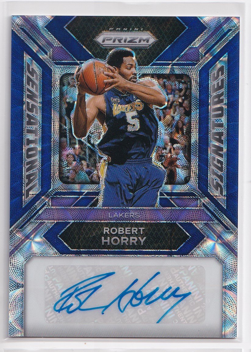 ロバート・オーリー 【29/49】 2023-24 Panini Prizm Sensational Signatures Prizms Blue Robert Horry Lakers_画像1