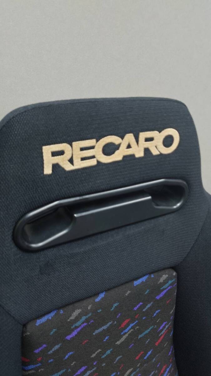 ★RECARO SR3 ルマンカラー セミバケットシート 運転席 中古品 へたり有★ 並行かもしれません_画像7