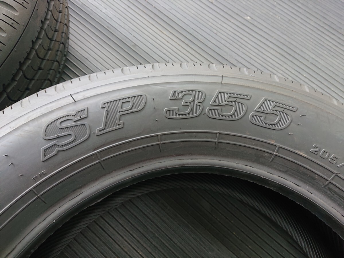 【新車外し】2本セット 205/70R16 111/109L LT ダンロップ SP355 DUNLOP_画像4