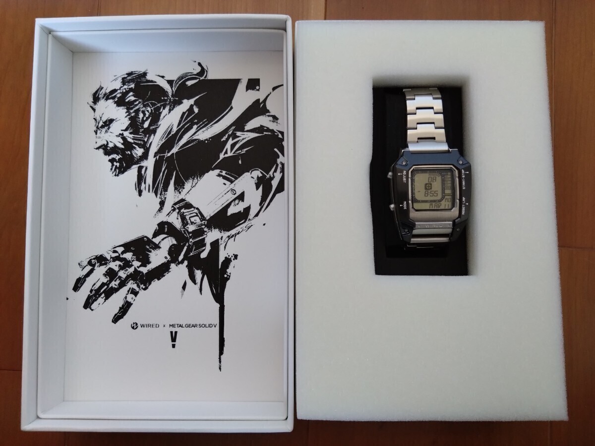  ограниченный товар редкость наручные часы / новый товар не использовался /WIREDxMETAL GEARSOLID V/SEIKO/ Seiko Wired Metal Gear Solid 5/teji Vogue 