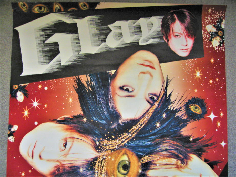 ★【ポスター】横尾忠則 デザイン◆GLAY・1998年・B1サイズ◆ロックバンド TERU TAKURO HISASHI JIRO◆◆宇野亜喜良 粟津潔 田名網敬一_画像2