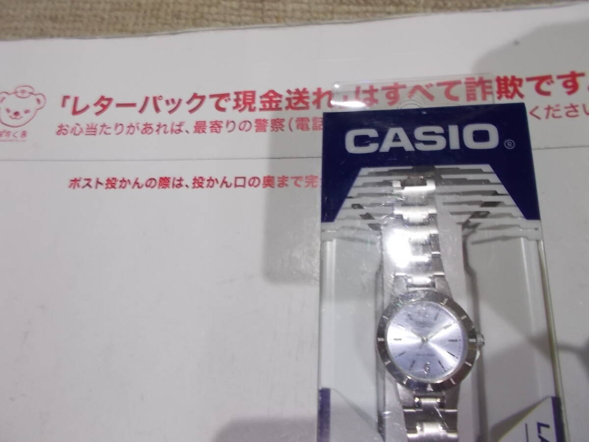 未使用品　CASIO　カシオ　女性用　腕時計_画像1