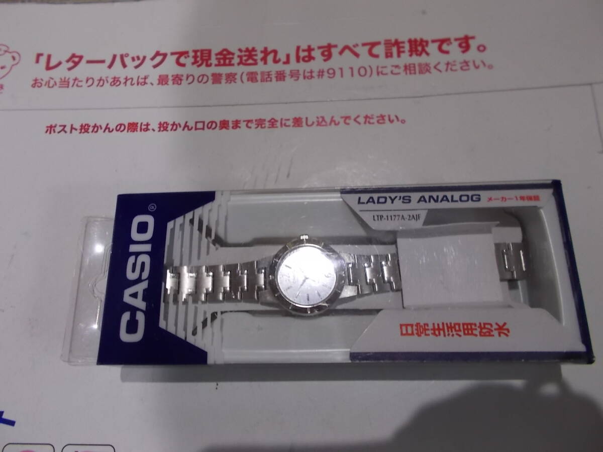 未使用品　CASIO　カシオ　女性用　腕時計_画像2