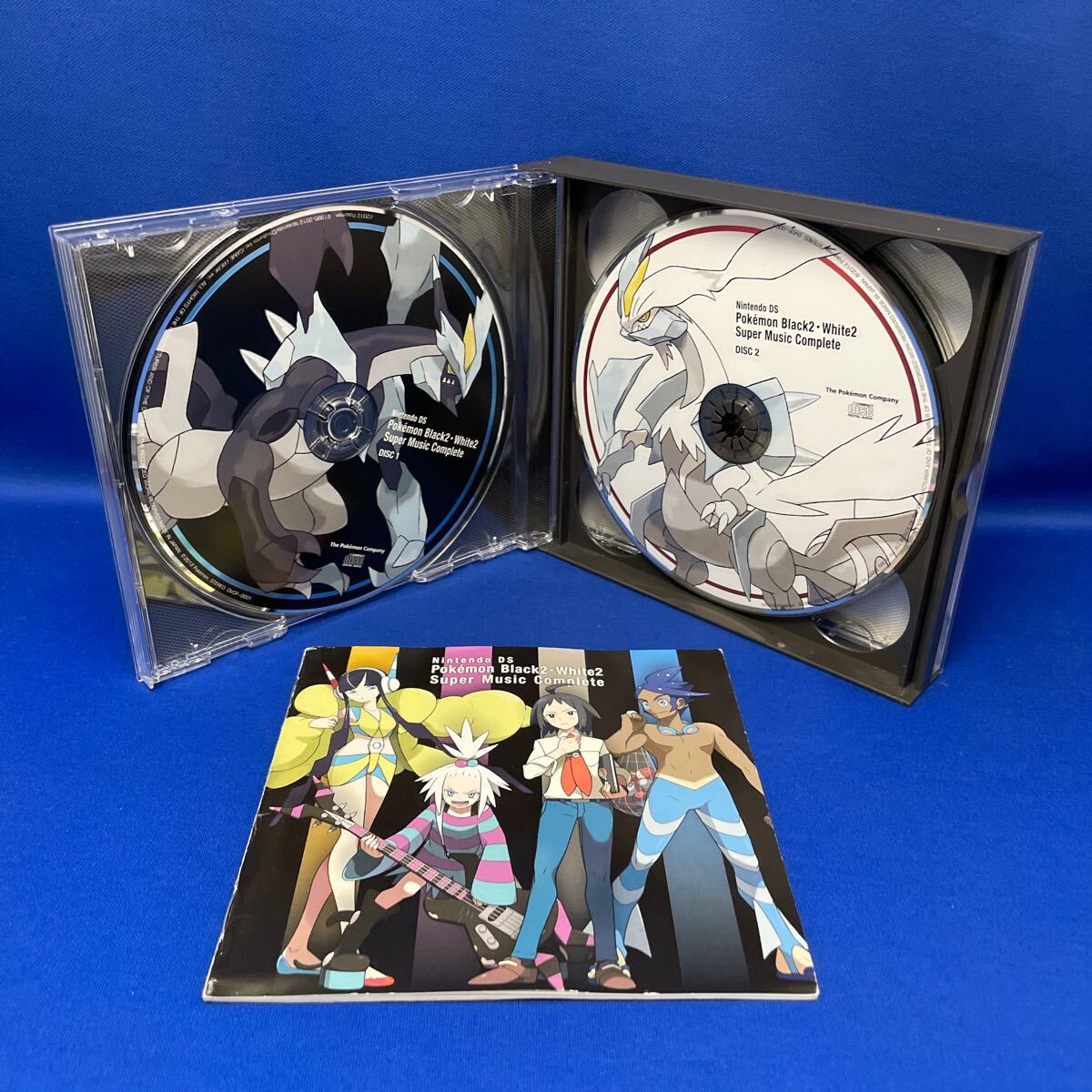 ニンテンドーDS ポケモンブラック2ホワイト2 スーパーミュージックコンプリート / 4枚組CD / ゲーム音楽/ レンタル落ち / OVCP-0001の画像2