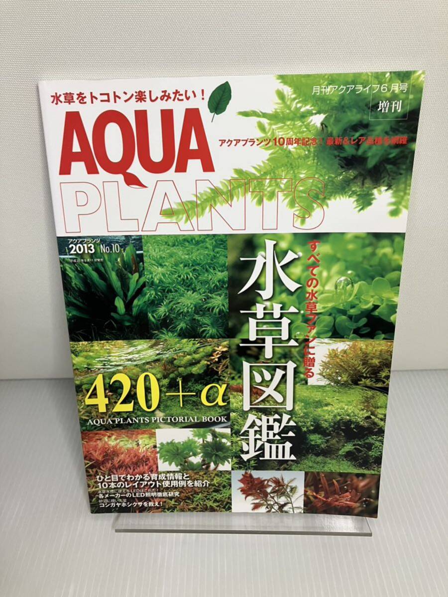 AQUA PLANTS アクアプランツ No.10 2013年 6月 水草図鑑 420 + α - 10本のレイアウト _画像1