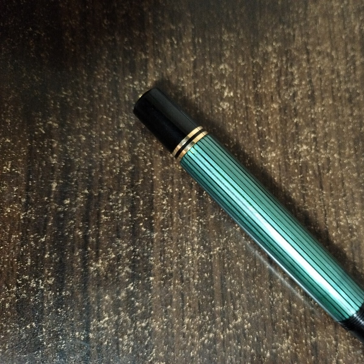 PELIKAN ペリカン 万年筆 SOUVERAN スーベレーン ペン先 18C-750 緑縞 18k k18 18金 750 希少品 レア 筆記具 文具 筆記未確認_画像7