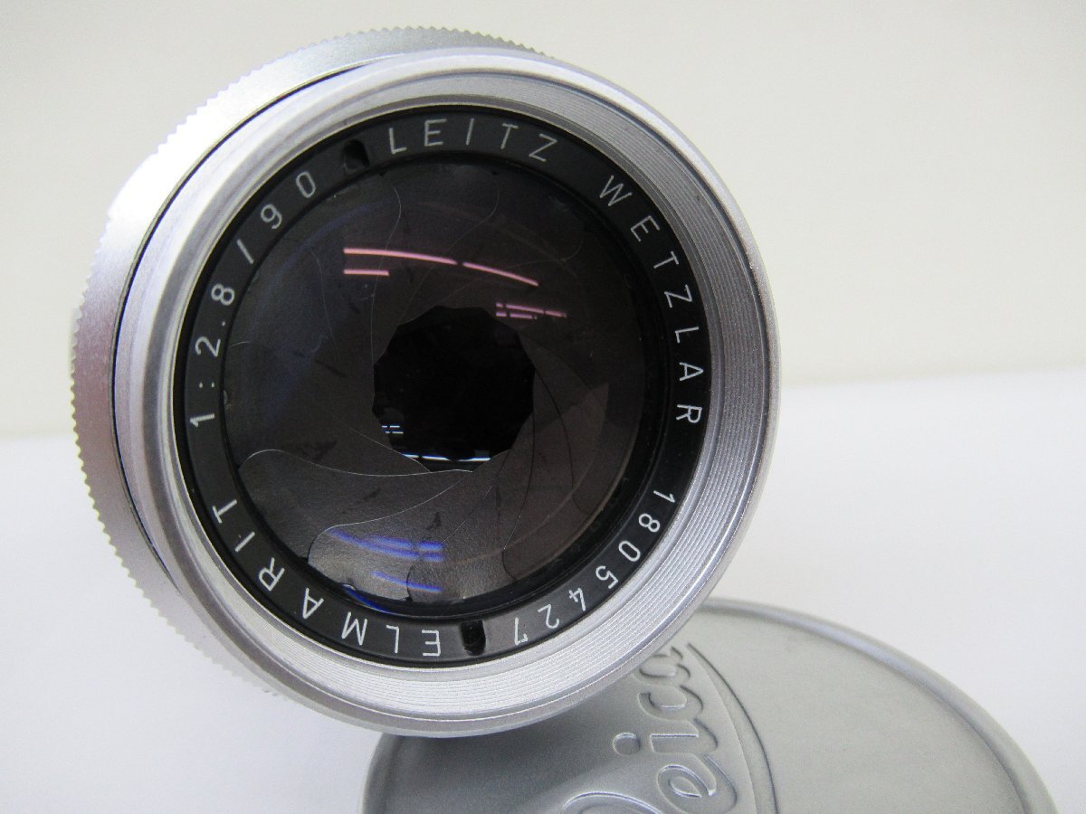 ライカ Leica レンズ LEITZ WETZLAR ELMARIT 1：2.8/90 中古 ジャンク G5-4◎の画像7