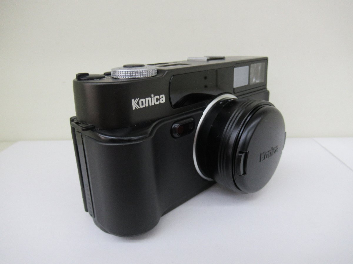 コニカ　KONICA　カメラ　HEXAR　35mm　F2.0　フラッシュ付　中古 ジャンク G5-54◎_画像2