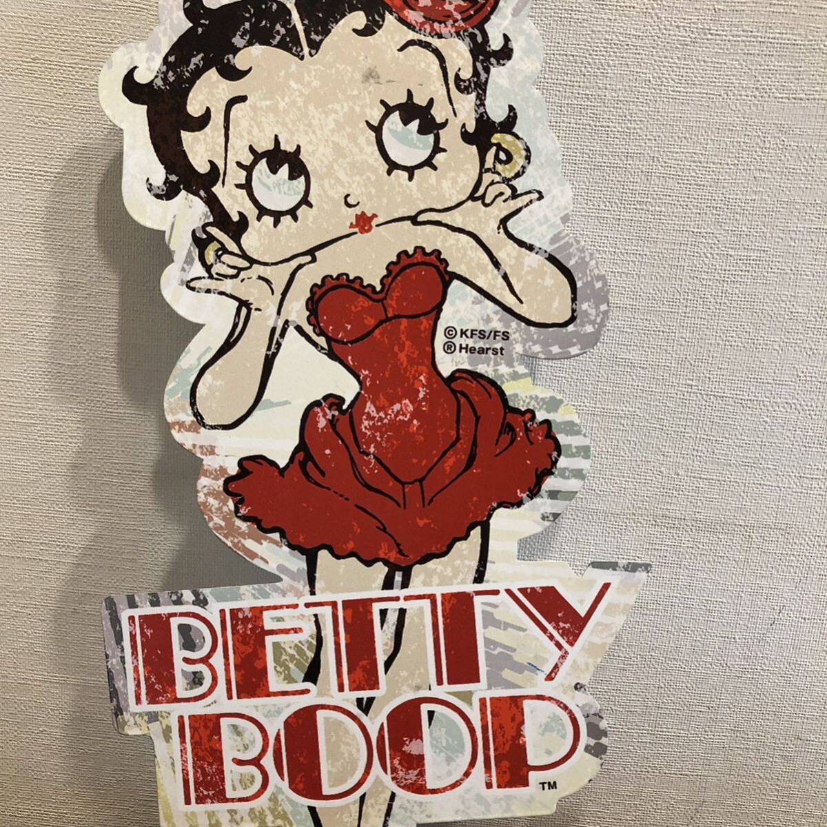 ベティ ブープ （Betty Boop） スティール サイン サイン プレート 壁掛け 看板 インテリア 雑貨 USA 直輸入品_画像3