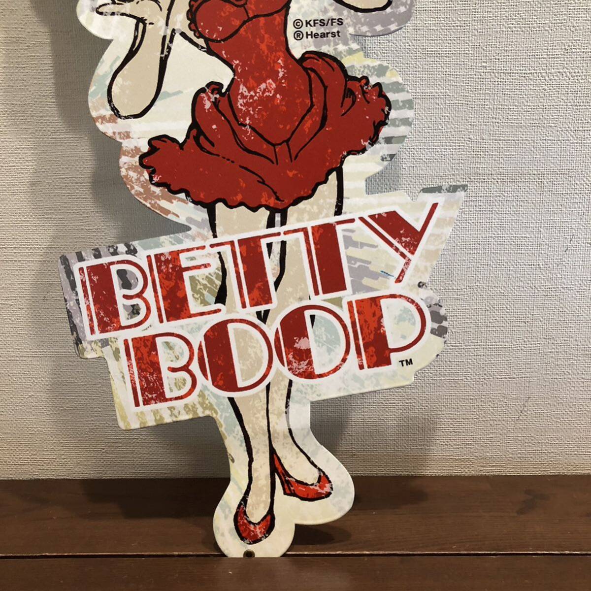 ベティ ブープ （Betty Boop） スティール サイン サイン プレート 壁掛け 看板 インテリア 雑貨 USA 直輸入品_画像4